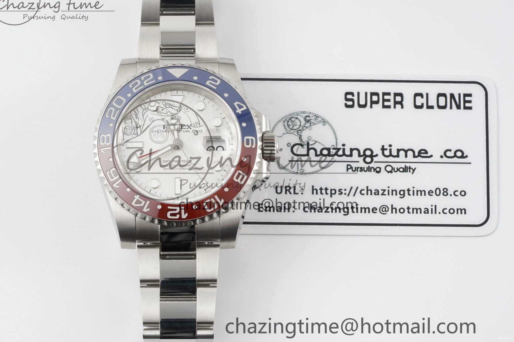 Best 126719 BLRO Master Bracelet Meteorite II GMT VR3285 1:1 Edition SS CHS on 904L JDF 0502